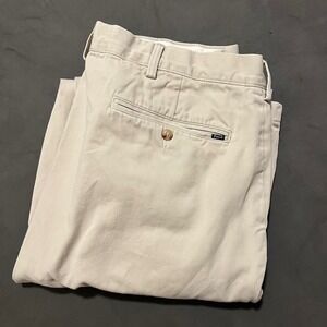 Polo by Ralph Lauren Classic Fit Cream Chino Pants Mens 36x34 Dress Casual Twill